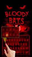 Bloody Bats Theme&Emoji Keyboard скриншот 3