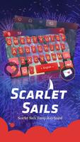 Scarlet Sails Theme&Emoji Keyboard 海报