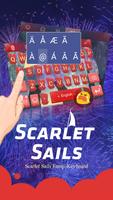 Scarlet Sails Theme&Emoji Keyboard 截图 1