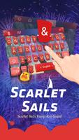 Scarlet Sails Theme&Emoji Keyboard capture d'écran 2