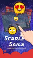 Scarlet Sails Theme&Emoji Keyboard ภาพหน้าจอ 3