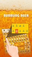 Bubbling Beer Theme&Emoji Keyboard تصوير الشاشة 1