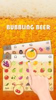 Bubbling Beer Theme&Emoji Keyboard скриншот 2