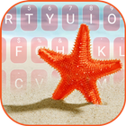 Starfish Theme&Emoji Keyboard icône