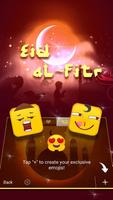 برنامه‌نما Eid al-Fitr Theme&Emoji Keyboard عکس از صفحه