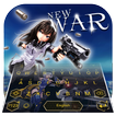 New War Theme&Emoji Keyboard