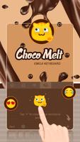 Choco Melt Theme&Emoji Keyboard capture d'écran 3