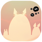 Cute Totoro Theme&Emoji Keyboard آئیکن