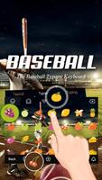 Baseball Night Theme&Emoji Keyboard تصوير الشاشة 3