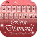 Rose Diamond Theme&Emoji Keyboard APK