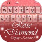 Rose Diamond Theme&Emoji Keyboard Zeichen