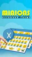 Cute Minions Theme&Emoji Keyboard Plakat