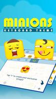 Cute Minions Theme&Emoji Keyboard ภาพหน้าจอ 2