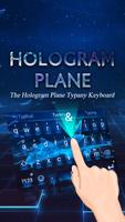 Hologram Plane Tech  Theme&Emoji Keyboard ảnh chụp màn hình 1