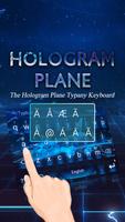 Hologram Plane Tech  Theme&Emoji Keyboard Screenshot 2