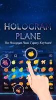 Hologram Plane Tech  Theme&Emoji Keyboard screenshot 3