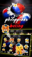 Philippines Boxing Theme&Emoji Keyboard Ekran Görüntüsü 1