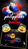 Philippines Boxing Theme&Emoji Keyboard captura de pantalla 2