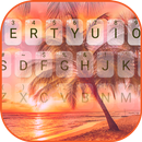 Summer Beach Theme&Emoji Keyboard APK