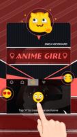 Anime Girl Theme&Emoji Keyboard screenshot 3