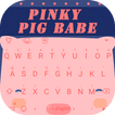 Pinky Pig Babe Theme&Emoji Keyboard