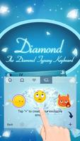 Sparkling Diamond Theme&Emoji Keyboard ảnh chụp màn hình 3