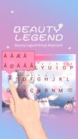 1 Schermata Beauty Legend Theme&Emoji Keyboard