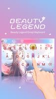Beauty Legend Theme&Emoji Keyboard تصوير الشاشة 2