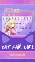 Cat Ear Girl Poster