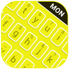 Mood Themes for Monday Lucky Yellow Theme Keyboard ícone