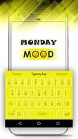 Mood Themes for Monday Lucky Yellow Theme Keyboard ảnh chụp màn hình 2