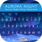 Aurora Night Theme&Emoji Keyboard أيقونة