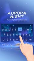 Aurora Night Theme&Emoji Keyboard स्क्रीनशॉट 2