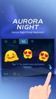 Aurora Night Theme&Emoji Keyboard स्क्रीनशॉट 3