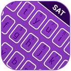 Mood Themes Satureday Lucky Purple Theme Keyboard ícone