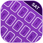 Mood Themes Satureday Lucky Purple Theme Keyboard आइकन