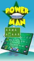 Power Man Theme&Emoji Keyboard скриншот 3