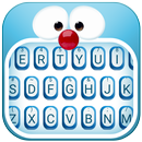 Blue Cat Theme&Emoji Keyboard-APK