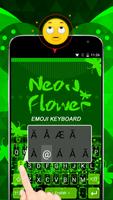 Fireflies Theme&Emoji Keyboard captura de pantalla 1