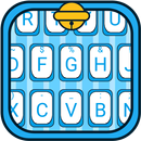 Happy Blue Cat Theme&Emoji Keyboard APK