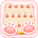 Kitty Paw Theme&Emoji Keyboard APK
