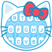 Hello Blue Kitty Theme&Emoji Keyboard