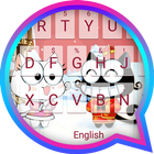 Black Kitty Christmas Theme&Emoji Keyboard simgesi