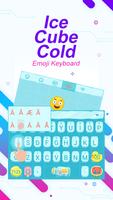 Ice Cube Cold Theme&Emoji Keyboard imagem de tela 1