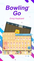 Bowling Go Theme&Emoji Keyboard capture d'écran 1