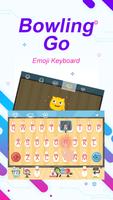 Bowling Go Theme&Emoji Keyboard capture d'écran 2
