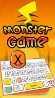 Monster Game Theme&Emoji Keyboard Affiche