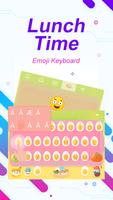 Lunch Time Theme&Emoji Keyboard screenshot 1