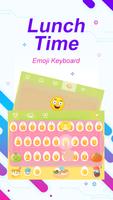 Lunch Time Theme&Emoji Keyboard स्क्रीनशॉट 2