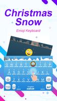 Christmas Snow Theme&Emoji Keyboard capture d'écran 2
